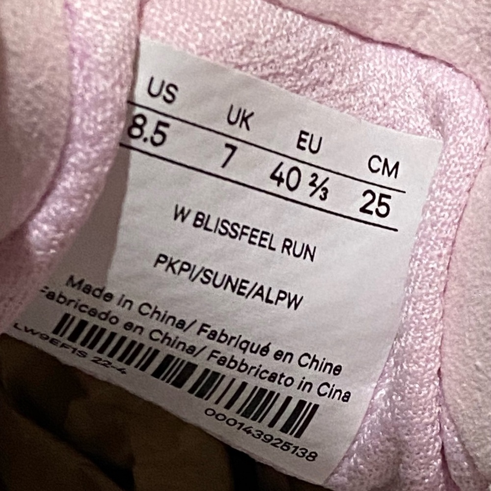 Lululemon BlissFeel Run Athletic Shoes Pink Peony/Sunset/Alpine White Si… - Picture 12 of 12